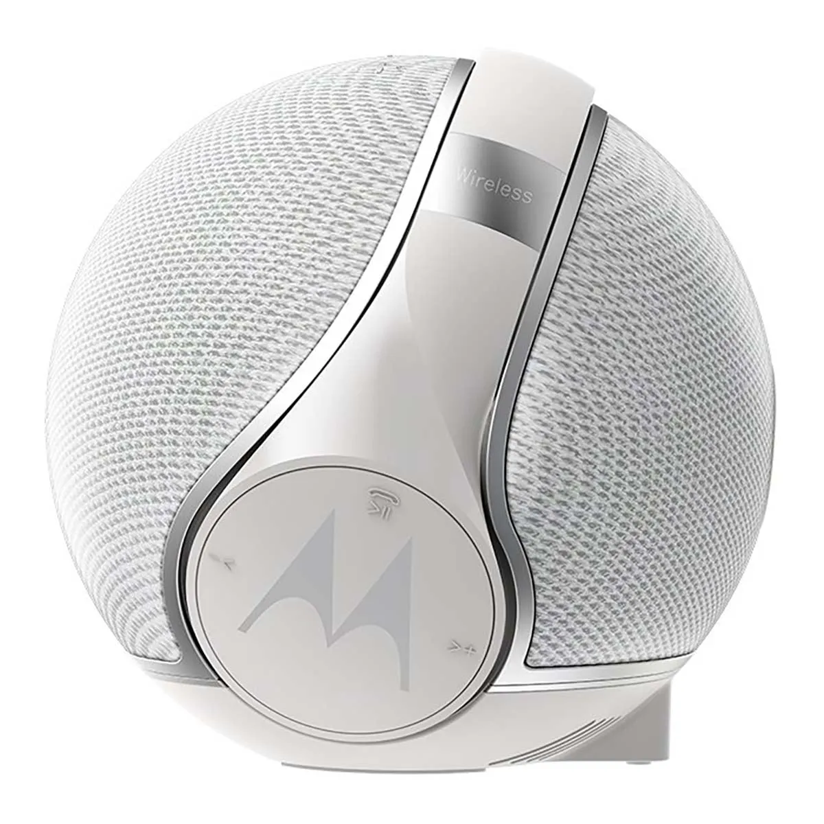 Motorola Sphere  2-In-1 Bluetooth Speaker With Over-Ear Headphones - White