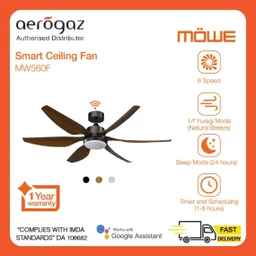 Mowe Smart Ceiling Fan 56" inches
