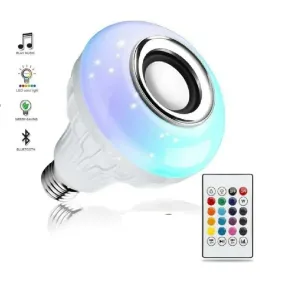 Multi Color Bulb With Music & Bleutooth
