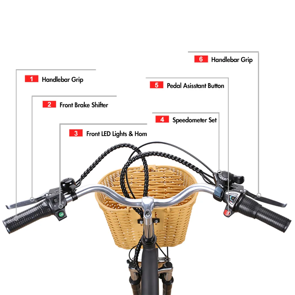 NAKTO Camel 36V/10Ah 250W/350W Electric Bike