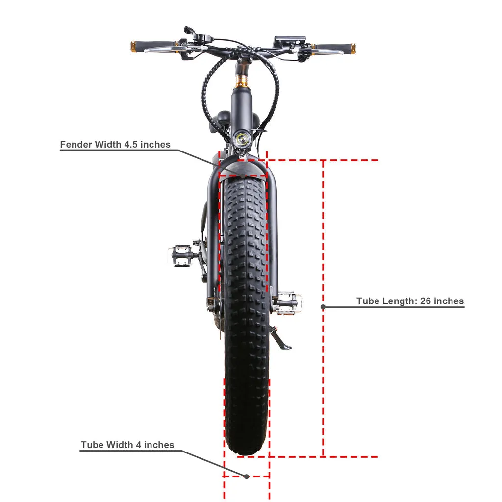 NAKTO Cruiser 36V/10Ah 300W Fat Tire Electric Bike