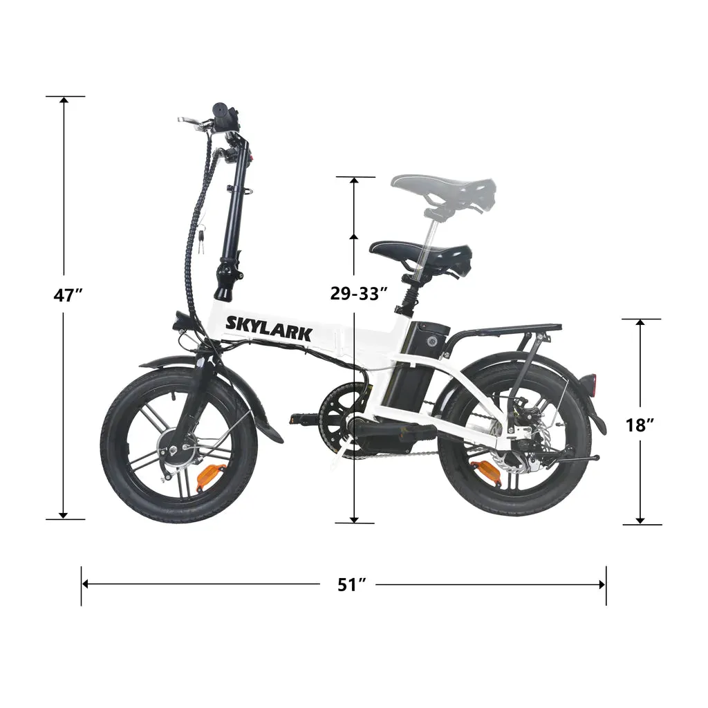 NAKTO Skylark 36V/10Ah 350W Electric Bike