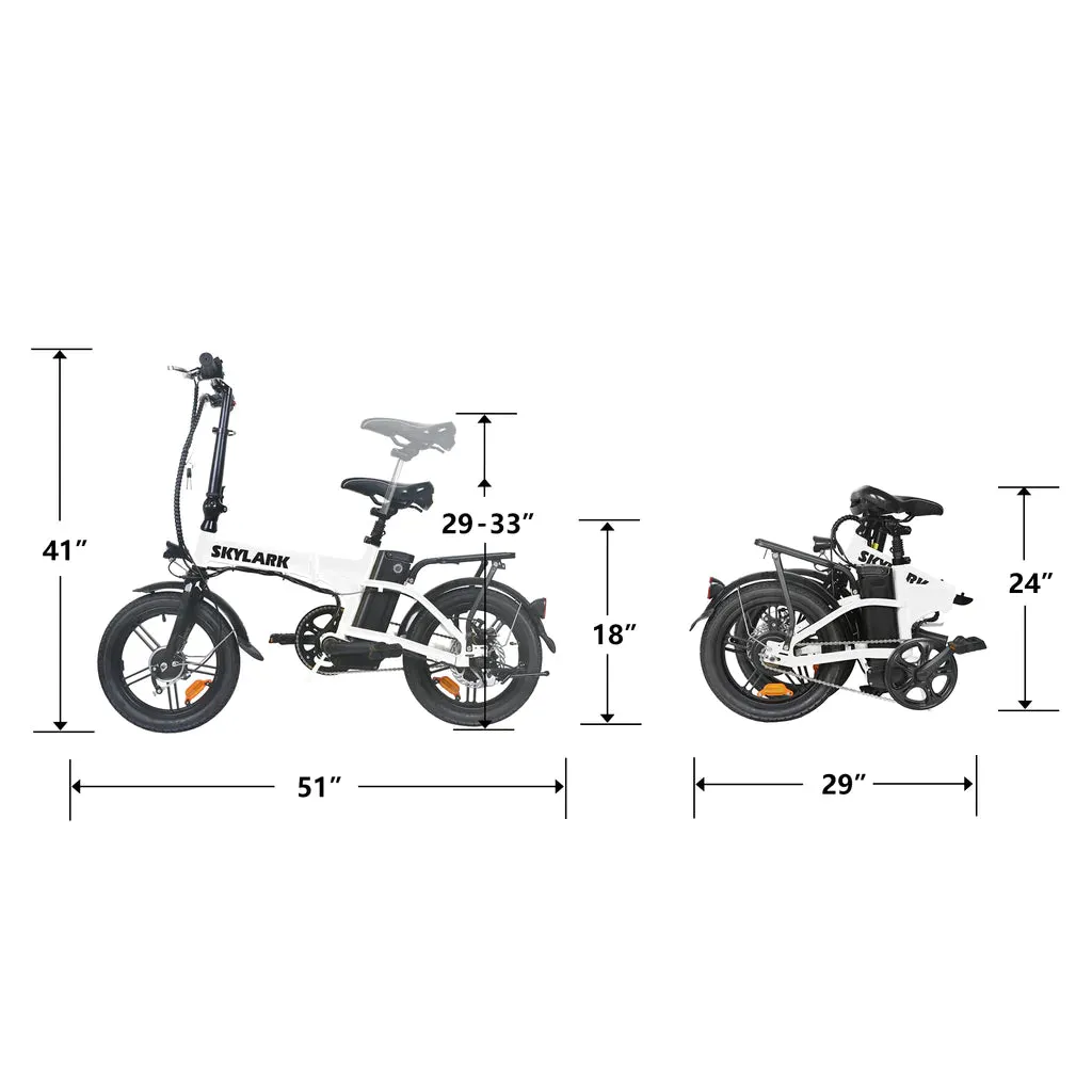 NAKTO Skylark 36V/10Ah 350W Electric Bike