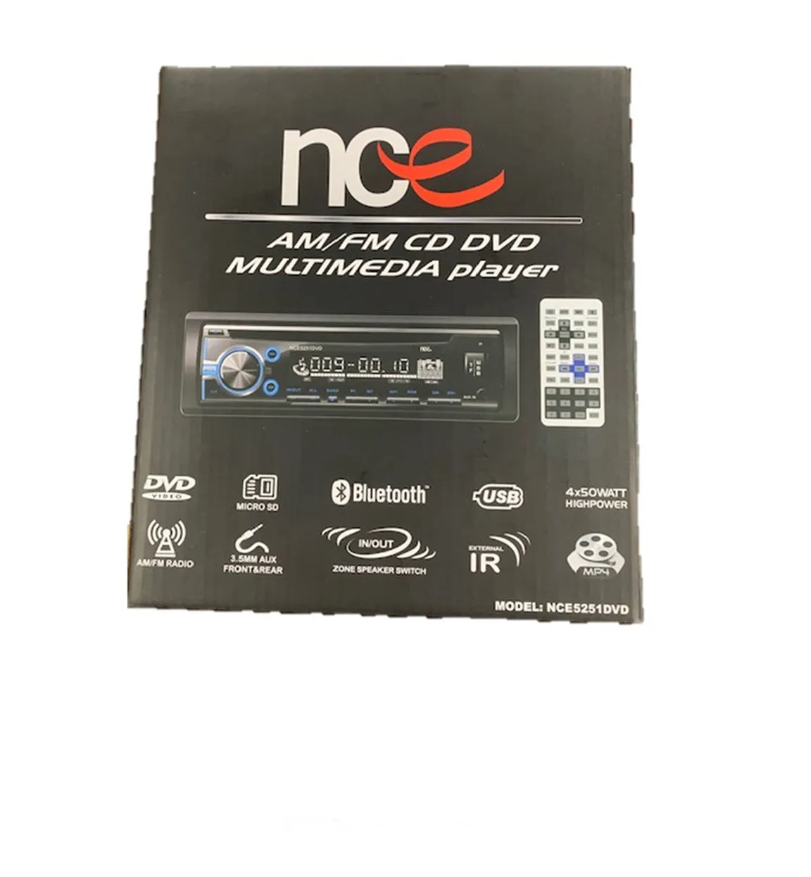 NCE DVD/CD Player With Bluetooth NC