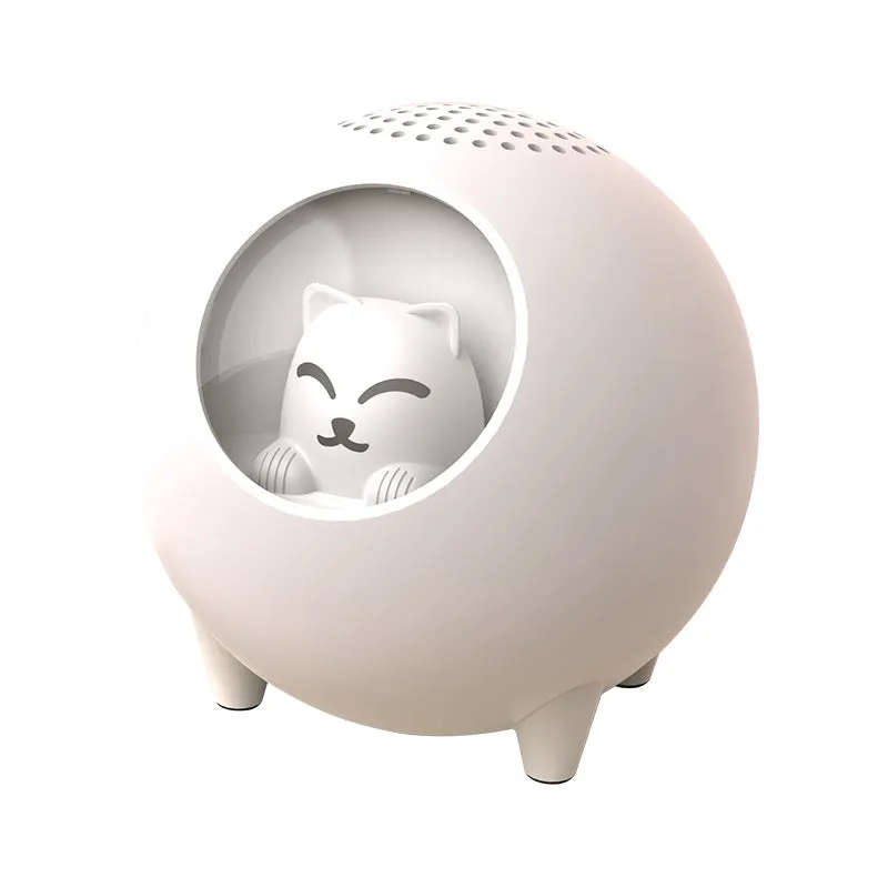 New Creative Cat Bluetooth Speaker Cartoon Mini Lock and Load Spray Portable Card Subwoofer Mini Bluetooth Speaker