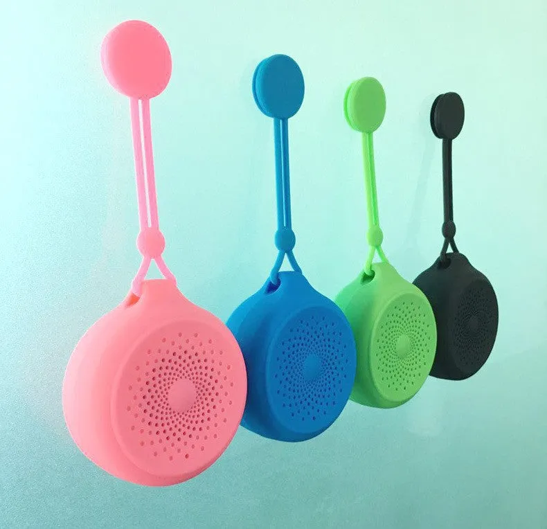 New Gift Bluetooth Speaker Wireless Suction Cup Dustproof Audio Q50 Bathroom Waterproof Bluetooth Speaker