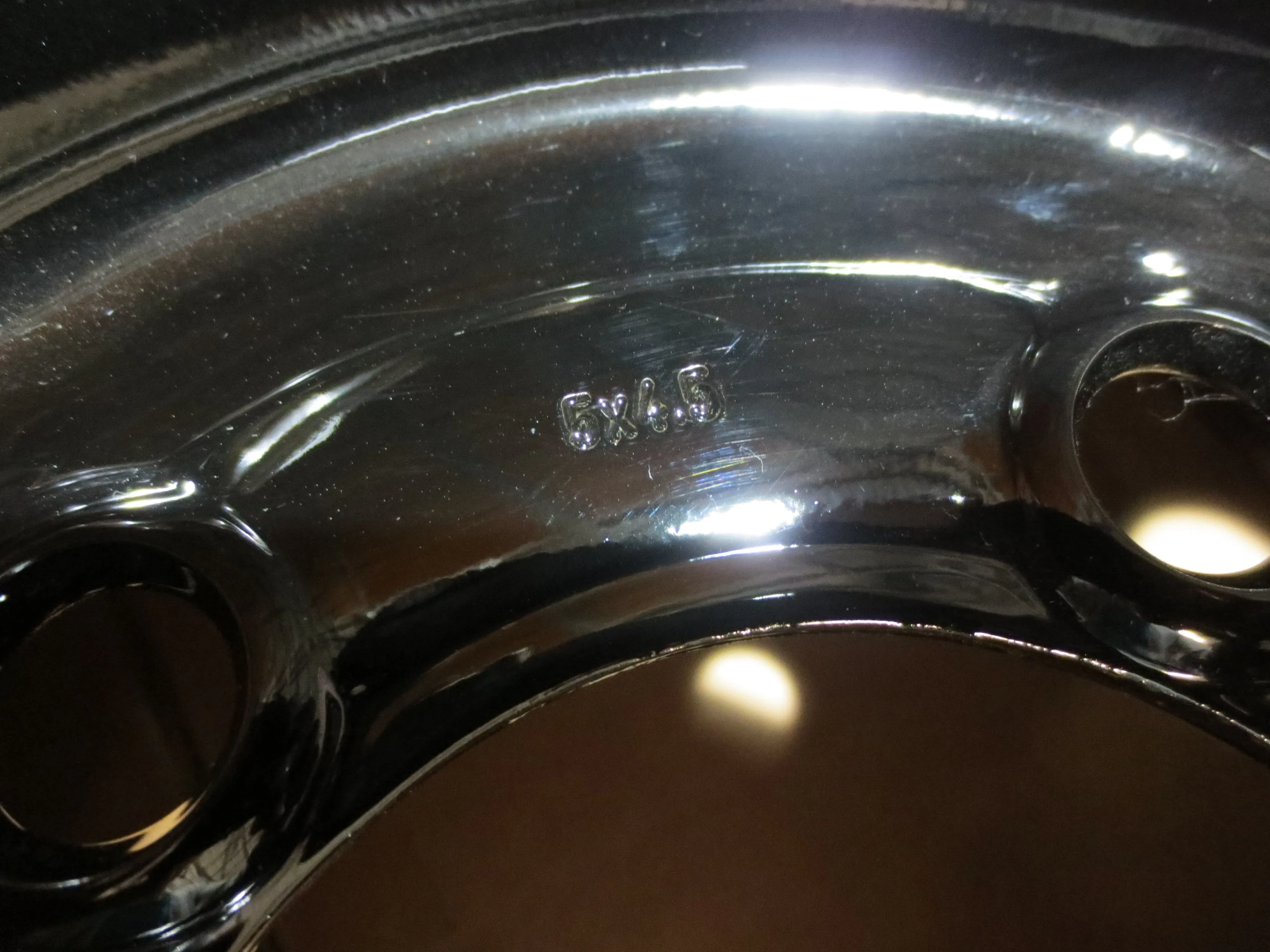 New Trailer Steel BLACK Mod 15" x 6 Wheel 5 LUG Rim 5 on 4.5" Bolt Pattern 2830#
