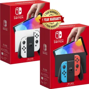 Nintendo Switch OLED Console   1 Year Local Warranty by Singapore Nintendo Distributor