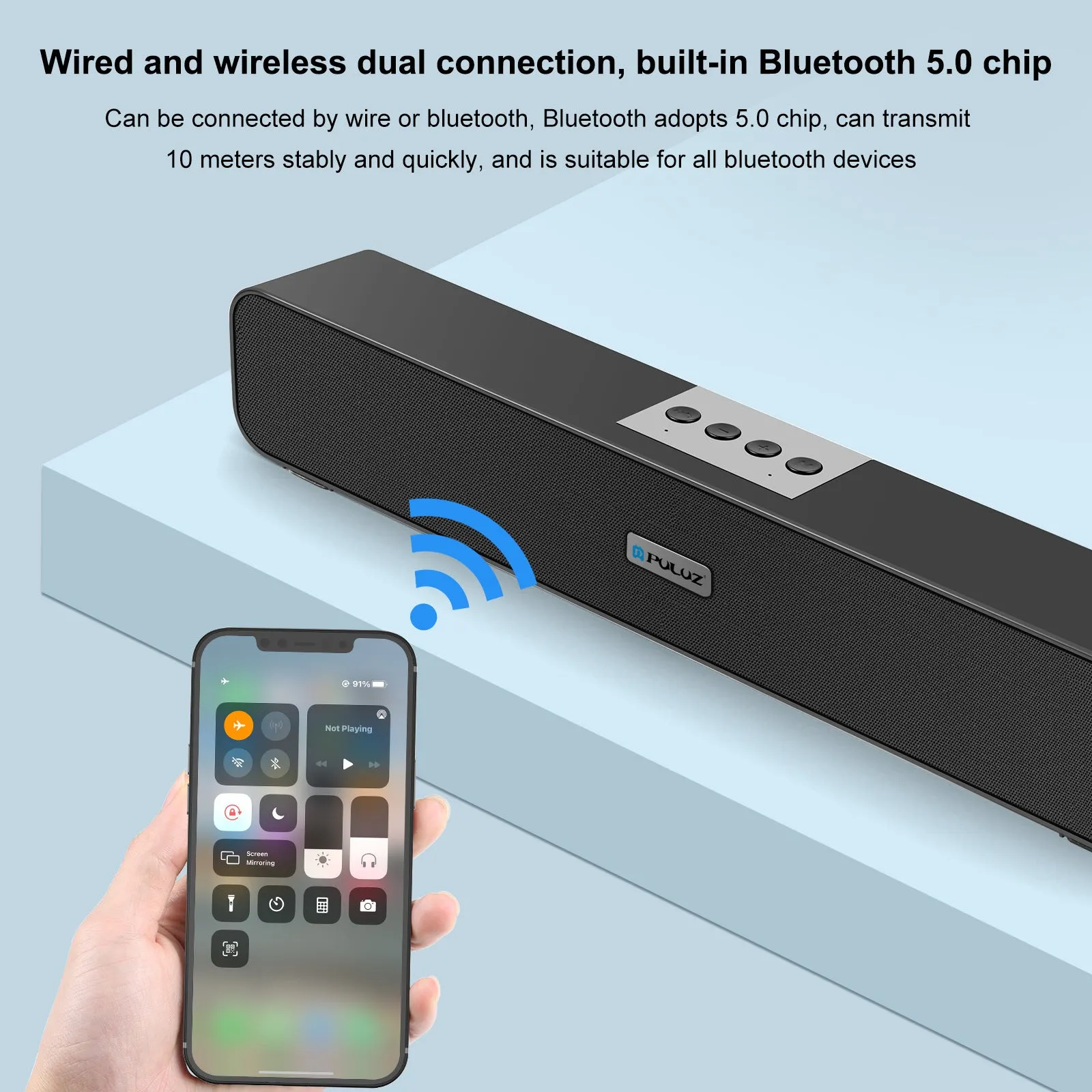 Outdoor Wireless Bluetooth Speaker Portable Feedback Wall Mini Bluetooth Speaker