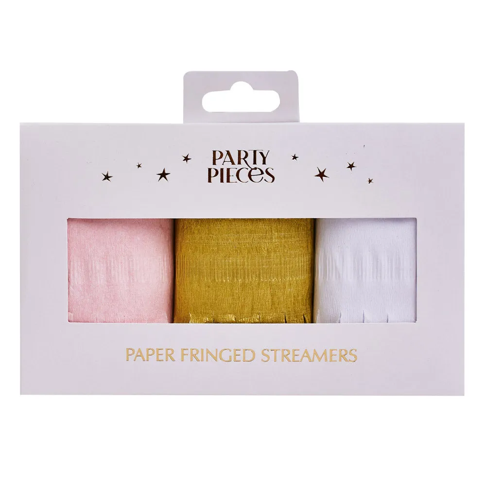 Paper Party Streamers (x3)
