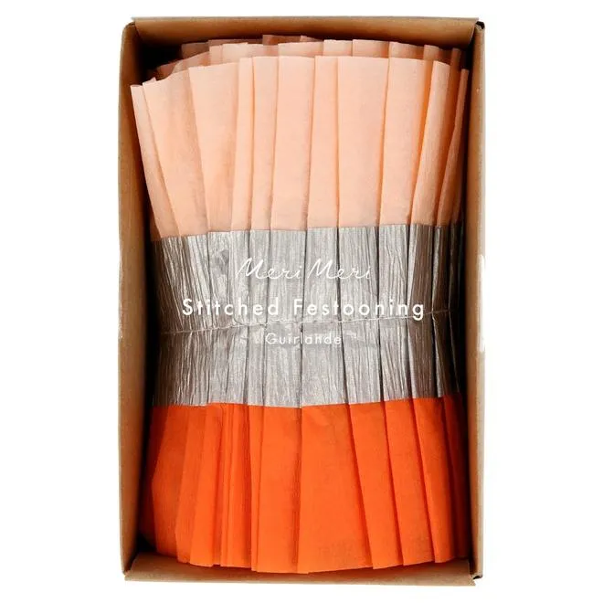 Paper Streamers - Stitched Festooning