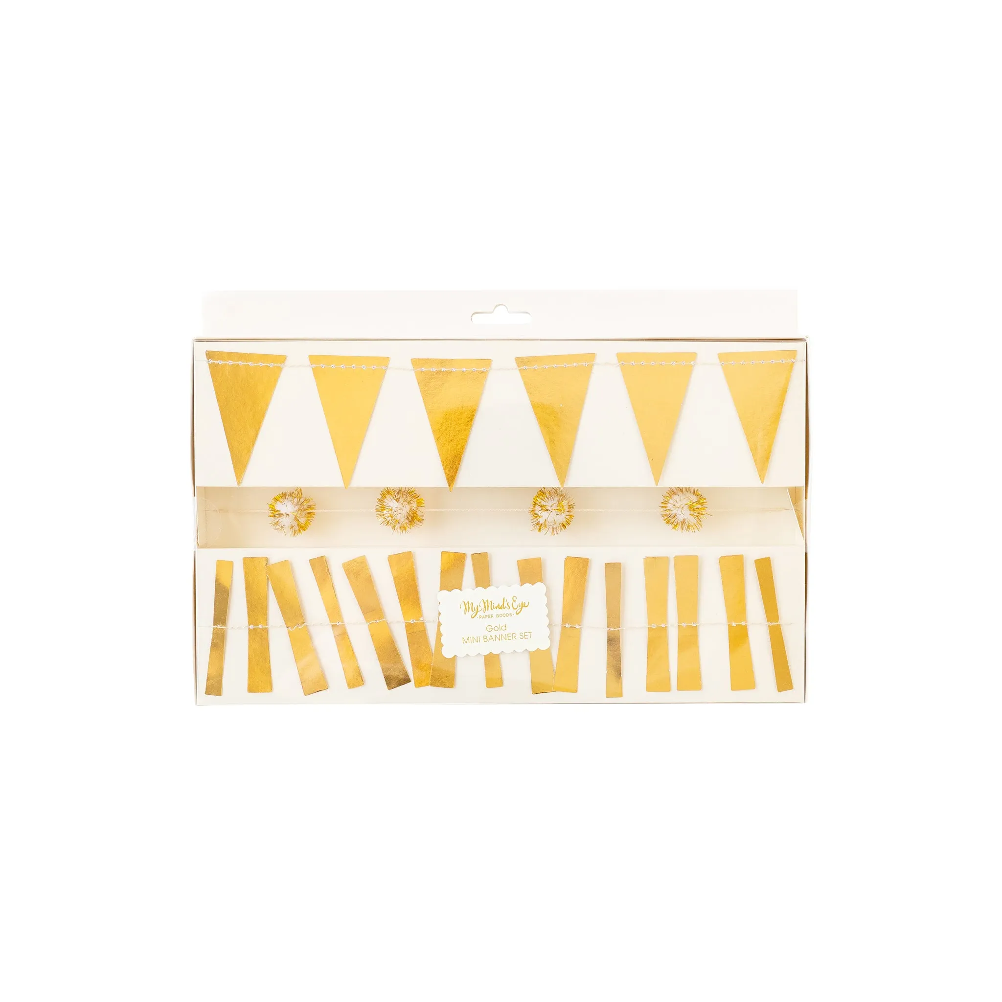 PGB801 - Gold Mini Banner Set