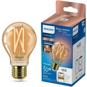 Philips WiZ E27 50W LED Cool white & warm white A60 Dimmable Light Bulb