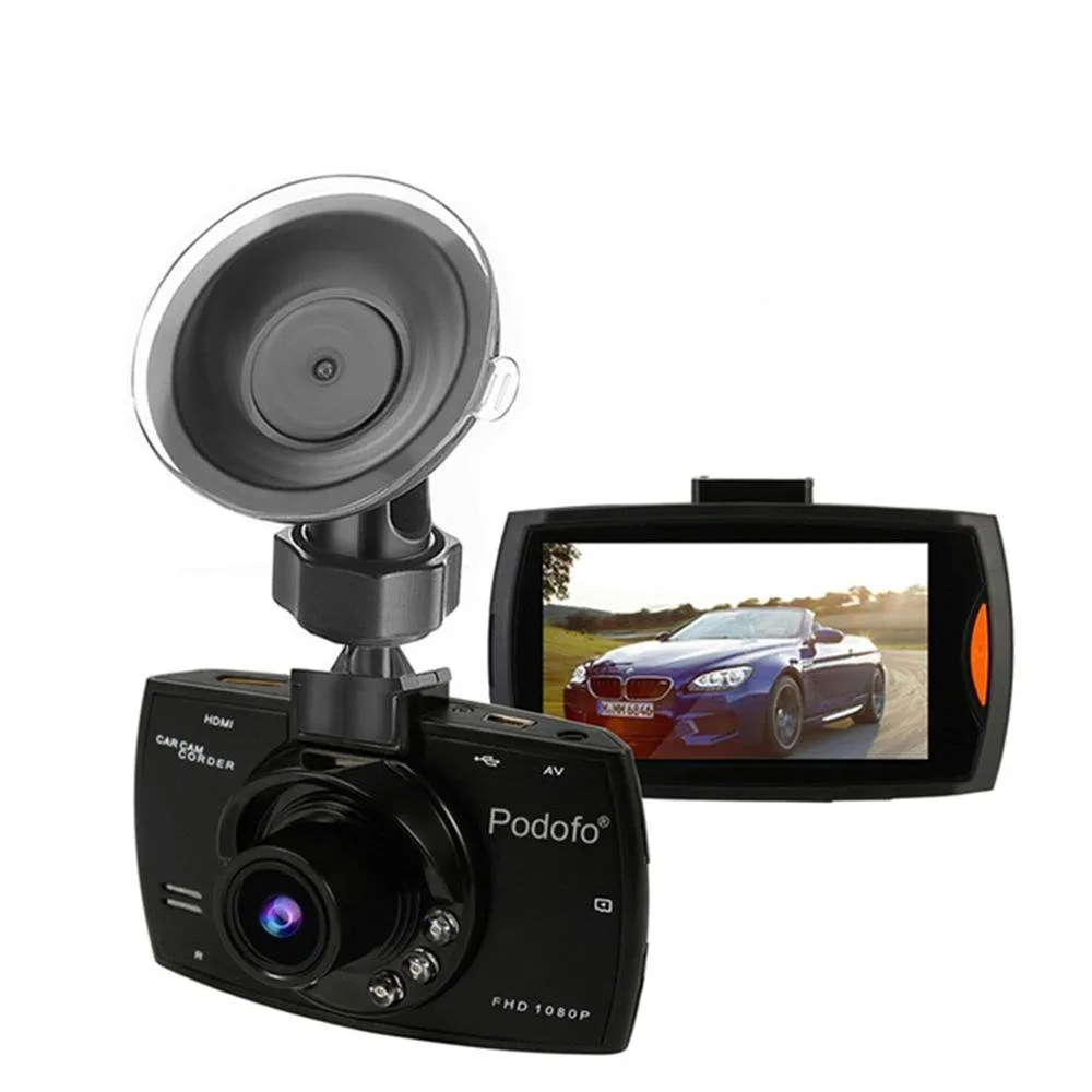 Podofo A2 Car Dashcam (DVR, HD 1080P, 140 Degree, Night Vision, G-Sensor)
