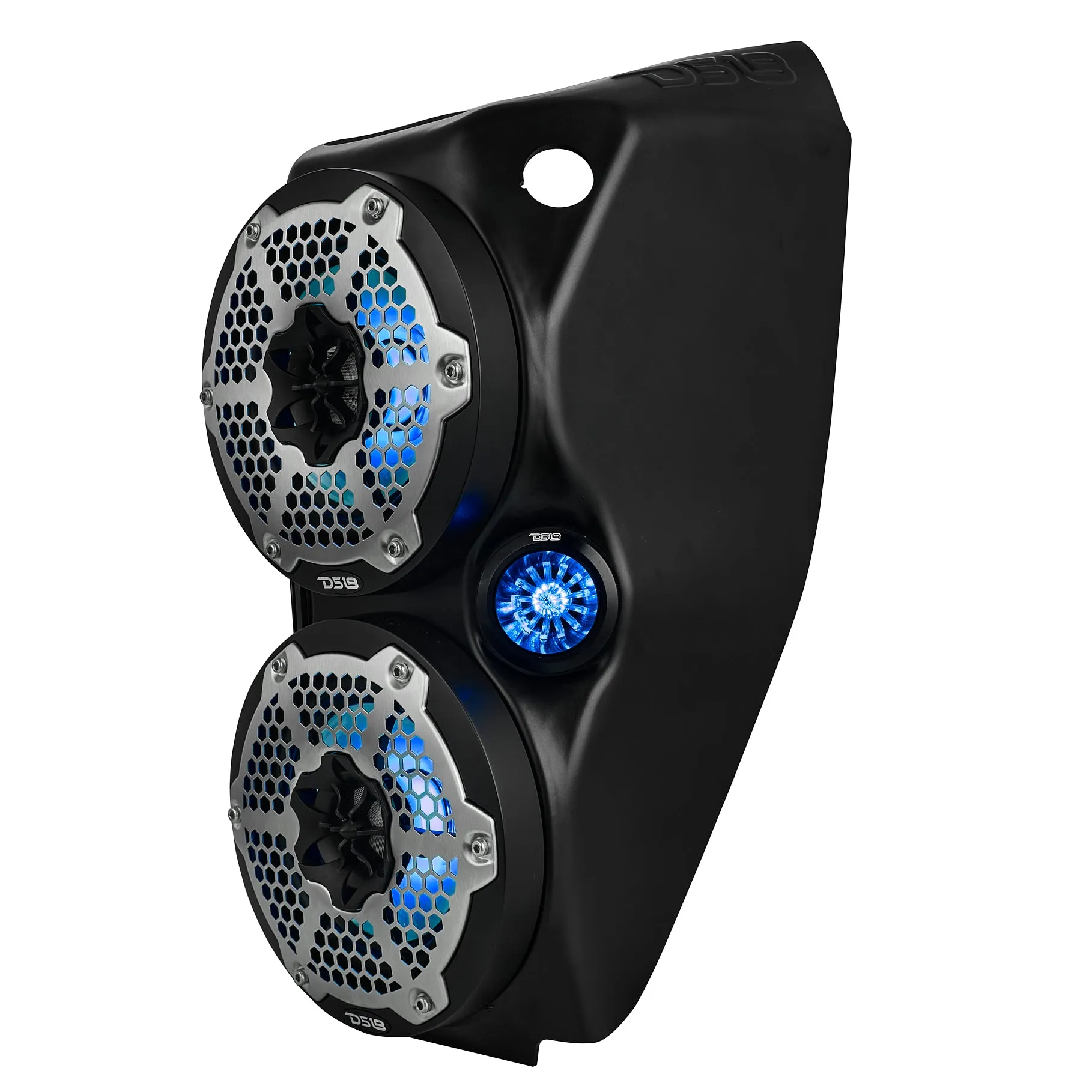 Polaris Slingshot Waterfall Center Console 2 X 6.5" Speakers & 2 X 2.28" Bullet Tweeter Empty Enclosure | 2015 - Current