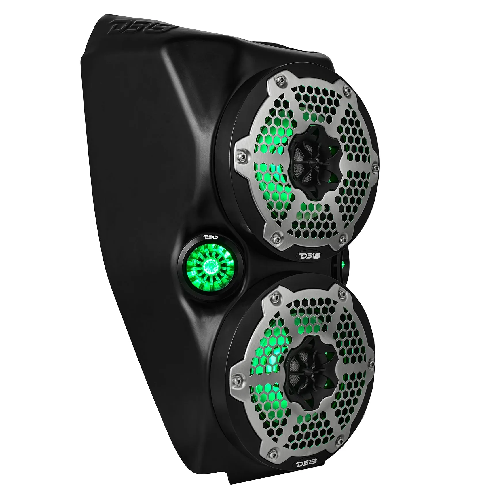 Polaris Slingshot Waterfall Center Console 2 X 6.5" Speakers & 2 X 2.28" Bullet Tweeter Empty Enclosure | 2015 - Current