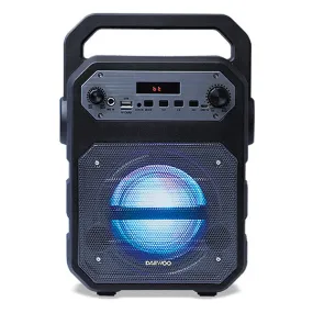 Portable Bluetooth Speakers Daewoo DSK-345B LED 15W Black