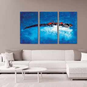 "American Splash" Gallery-Wrapped Printed Textured Canvas Wall Art
