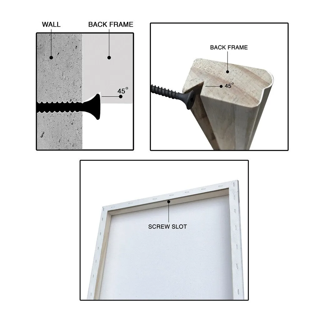 "Bamboo" Gallery-Wrapped Printed Textured Canvas Wall Art