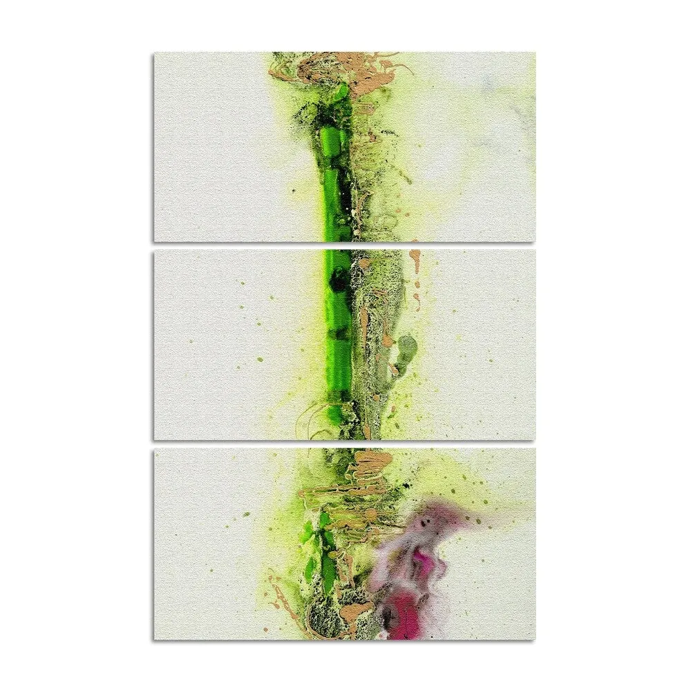 "Bamboo" Gallery-Wrapped Printed Textured Canvas Wall Art