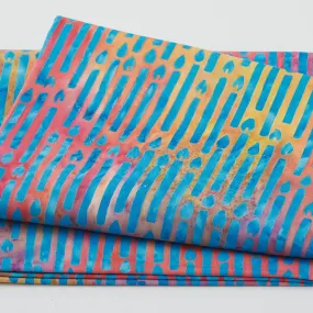Rainbow Celebration Batiks - Candle Multi Jellybean 2 Yard Cut