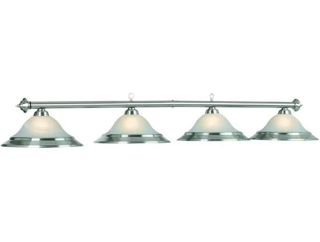 Ram Gameroom Products Metal Trim 4 Shade Pool Table Lights