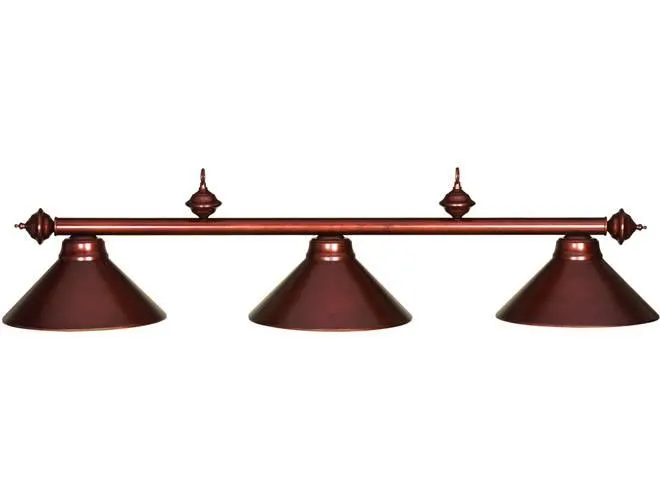 Ram Gameroom Products Metallic 3-Lamp Bar Pool Table Light