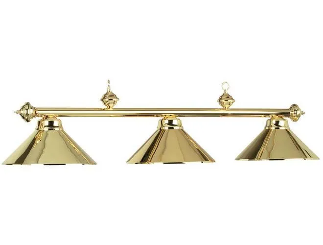 Ram Gameroom Products Metallic 3-Lamp Bar Pool Table Light