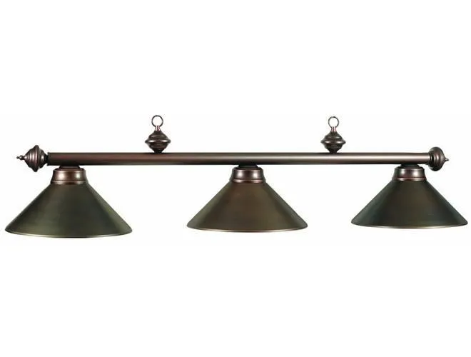 Ram Gameroom Products Metallic 3-Lamp Bar Pool Table Light