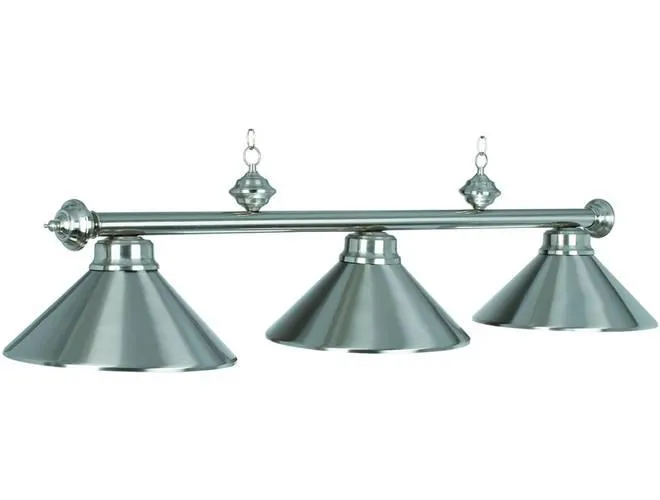Ram Gameroom Products Metallic 3-Lamp Bar Pool Table Light
