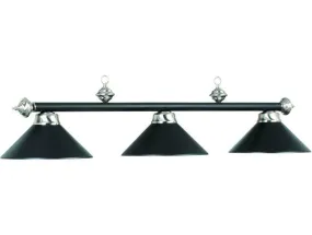 Ram Gameroom Products Metallic 3-Lamp Bar Pool Table Light