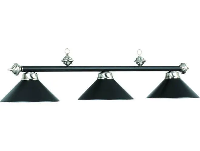 Ram Gameroom Products Metallic 3-Lamp Bar Pool Table Light