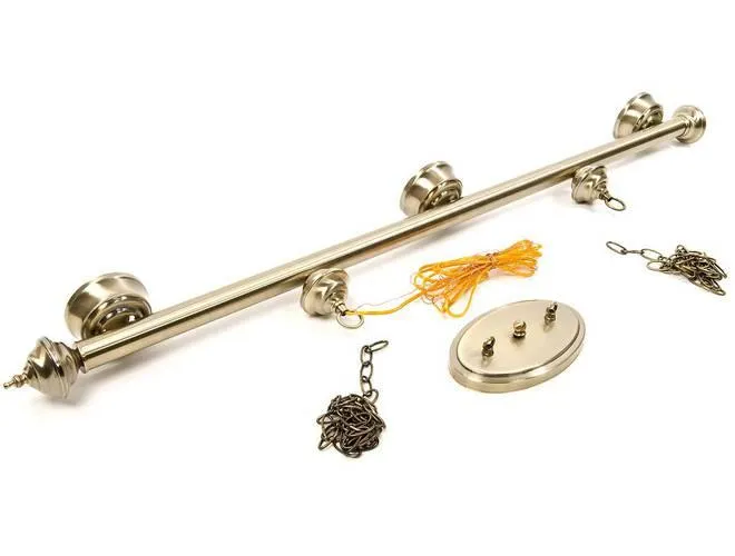 Ram Gameroom Products Metallic 3-Lamp Bar Pool Table Light