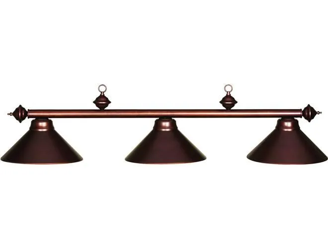 Ram Gameroom Products Metallic 3-Lamp Bar Pool Table Light