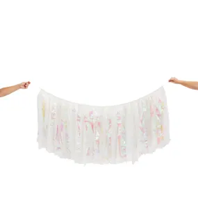 Reusable Fringe Garland - Frost (Made to order)