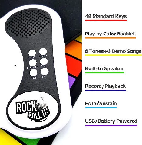 Rock N' Roll It! Rainbow Piano