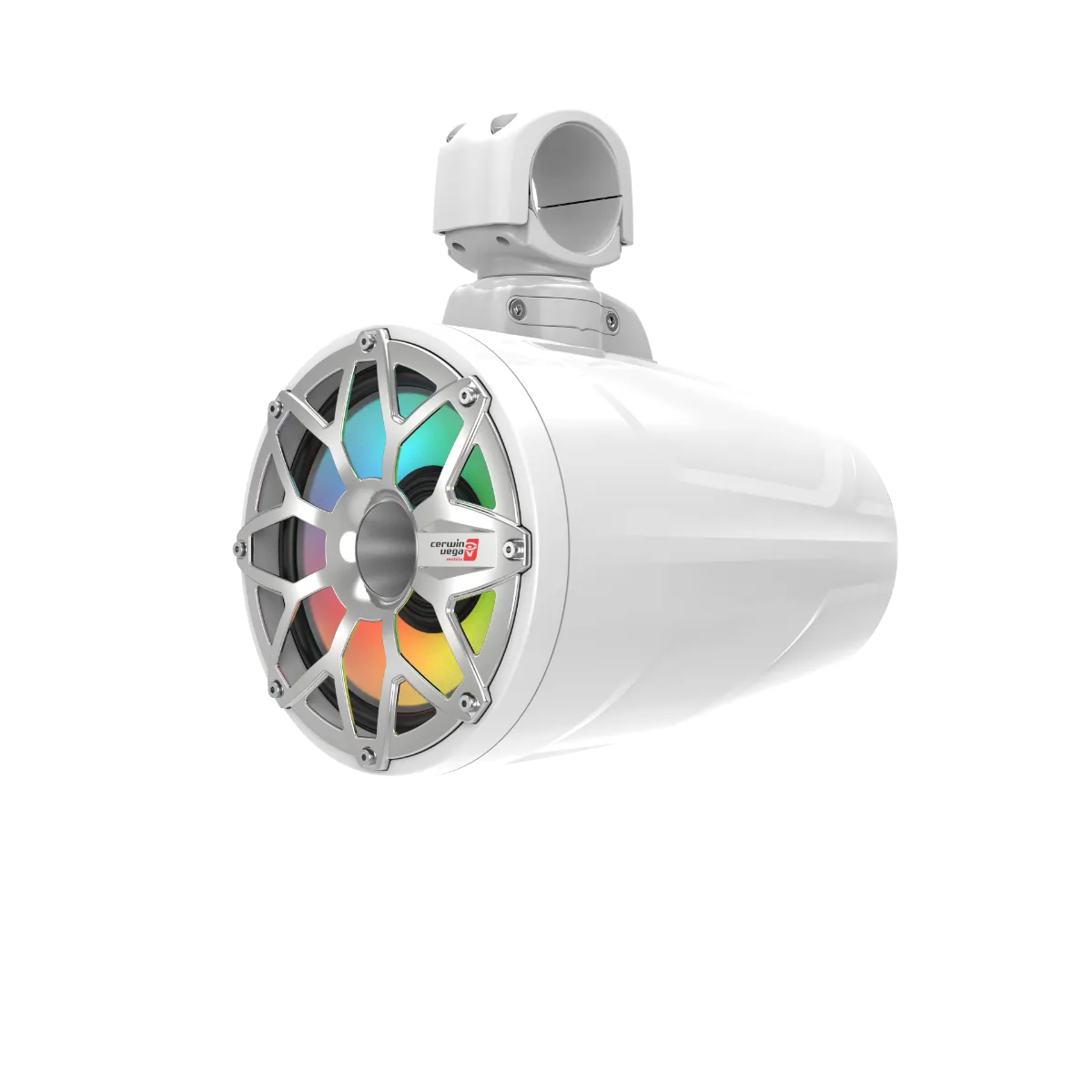 RPM Stroker 2-Way 8" Long Pod Speaker System (Pair) - White - SL8F4W