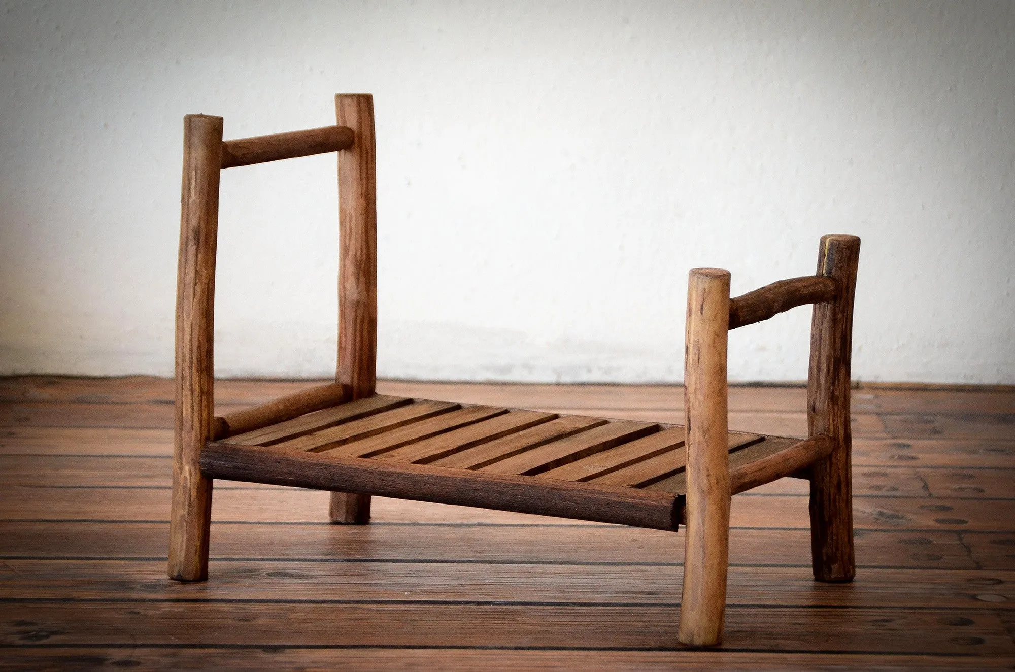Rustic Bed - Plain Headboard