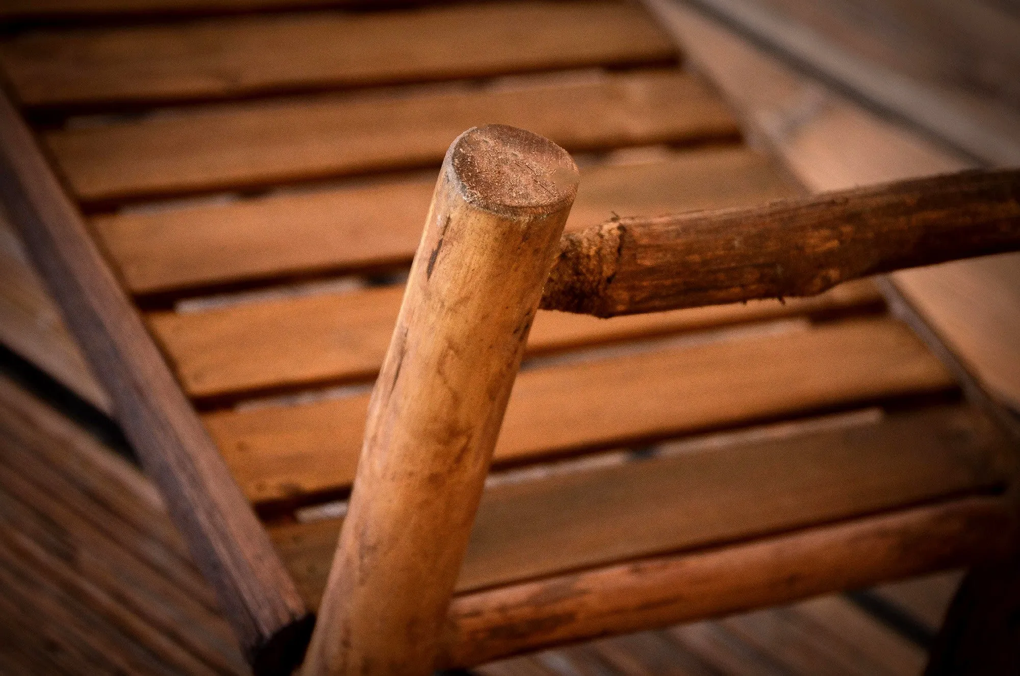 Rustic Bed - Plain Headboard