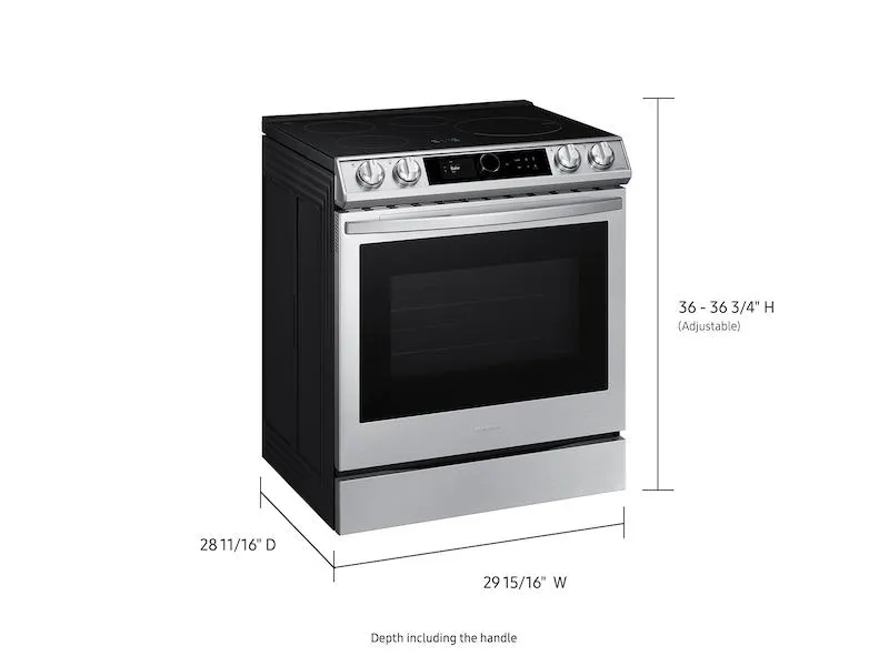 Samsung 6.3 cu. ft. Smart Slide-in Induction Range with Smart Dial