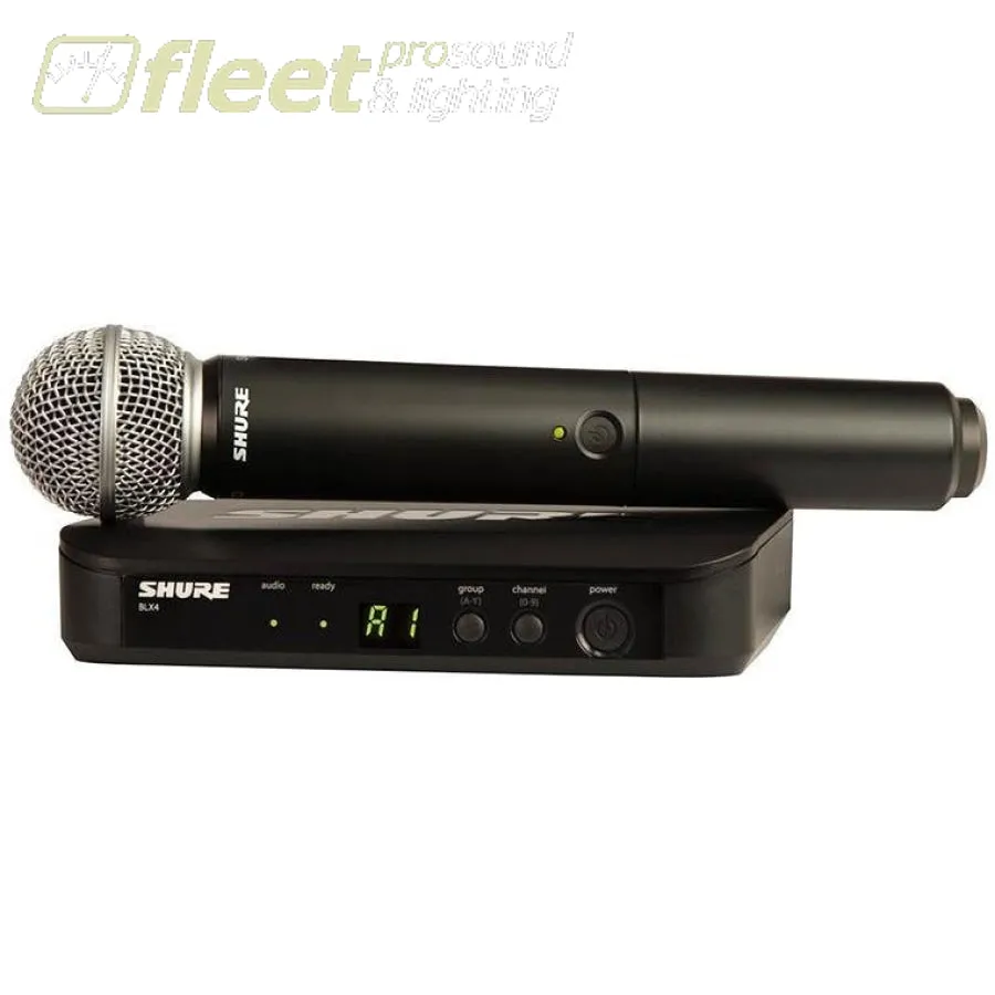 Shure BLX24/SM58 Handheld Wireless SM58 Microphone System