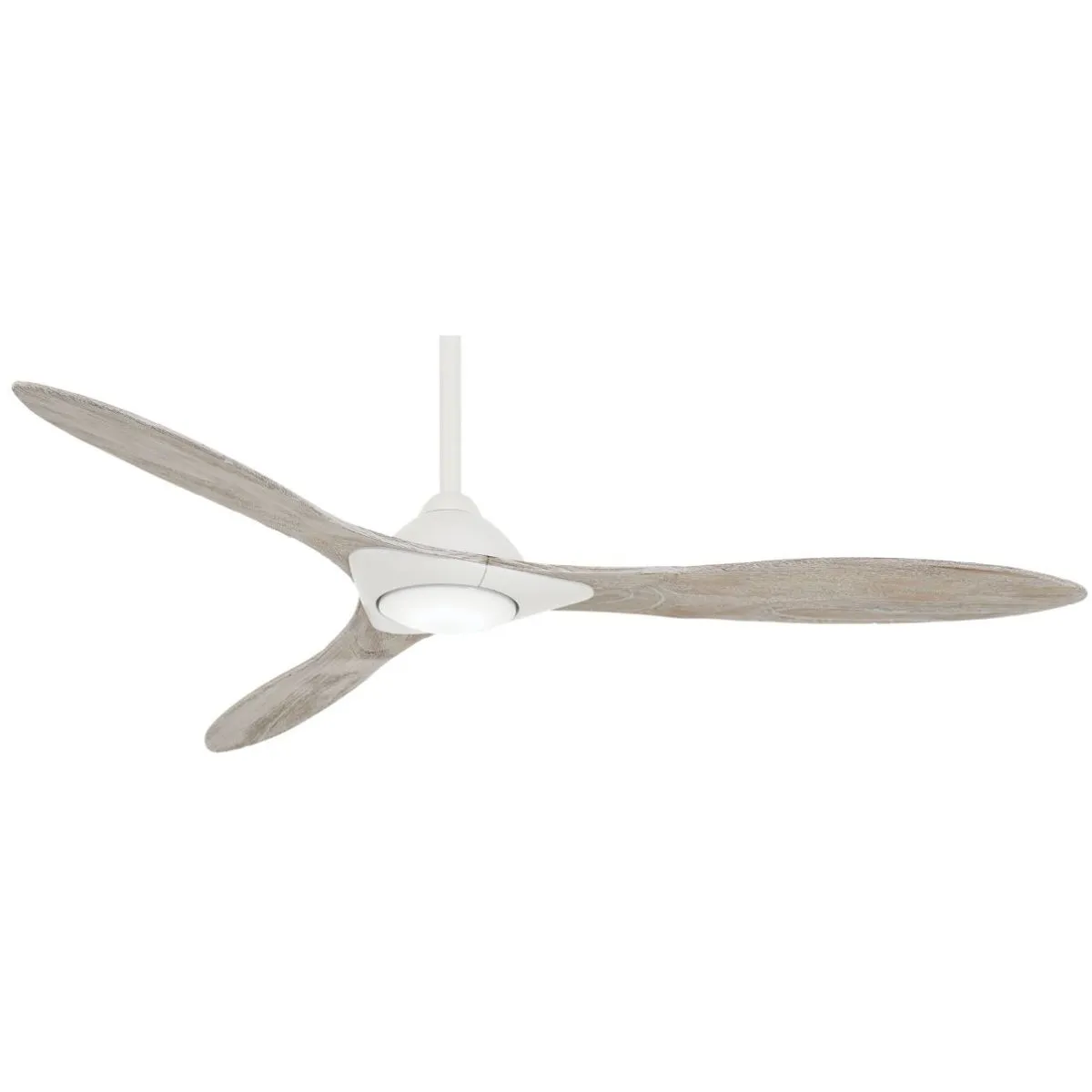 Sleek LED 60" Smart Ceiling Fan with Remote, Flat White
