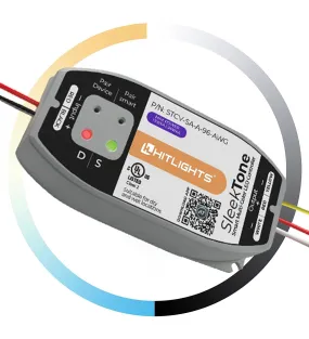 SleekTone CV, 12-24V DC RF/ Smart LED Controller, Tunable White