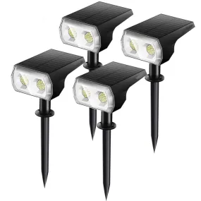 Solar Outdoors Wireless Waterproof Landscape Spotlights