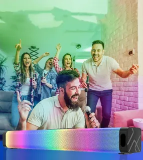 Sound Bars Computer Game Speakers With RGB Light Powerful Bass Stereo Sound USB 3.5mm Optical Soundbar PC 20W Speaker