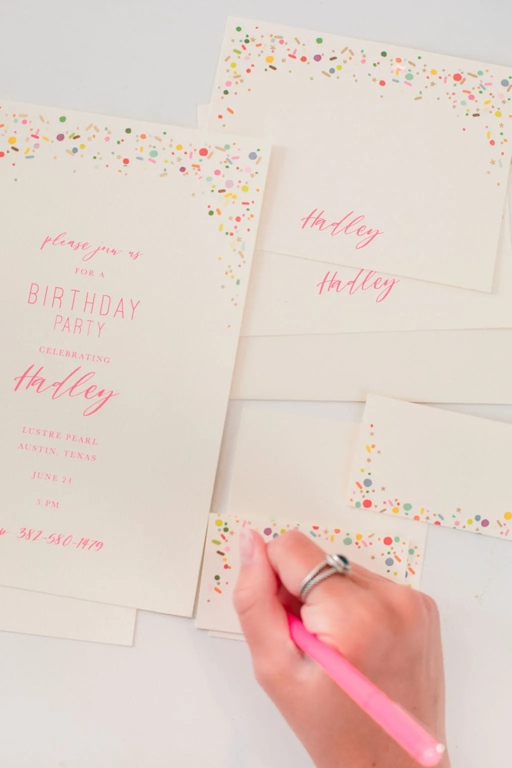 Sprinkles Invitation