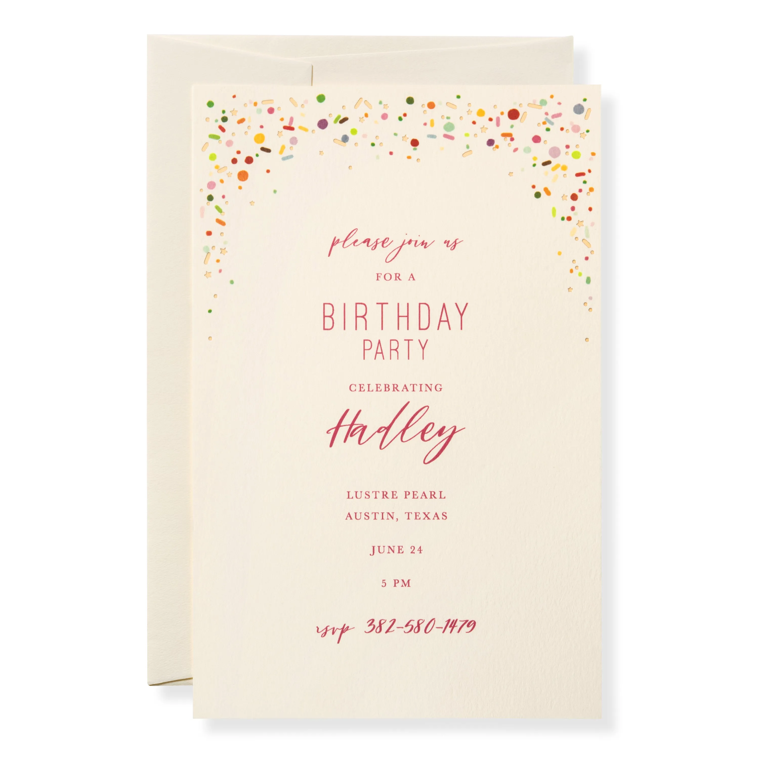 Sprinkles Invitation