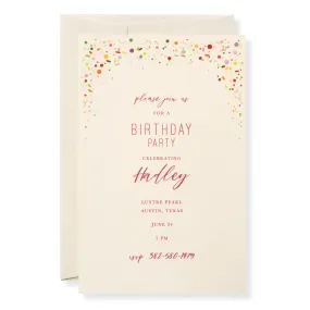 Sprinkles Invitation