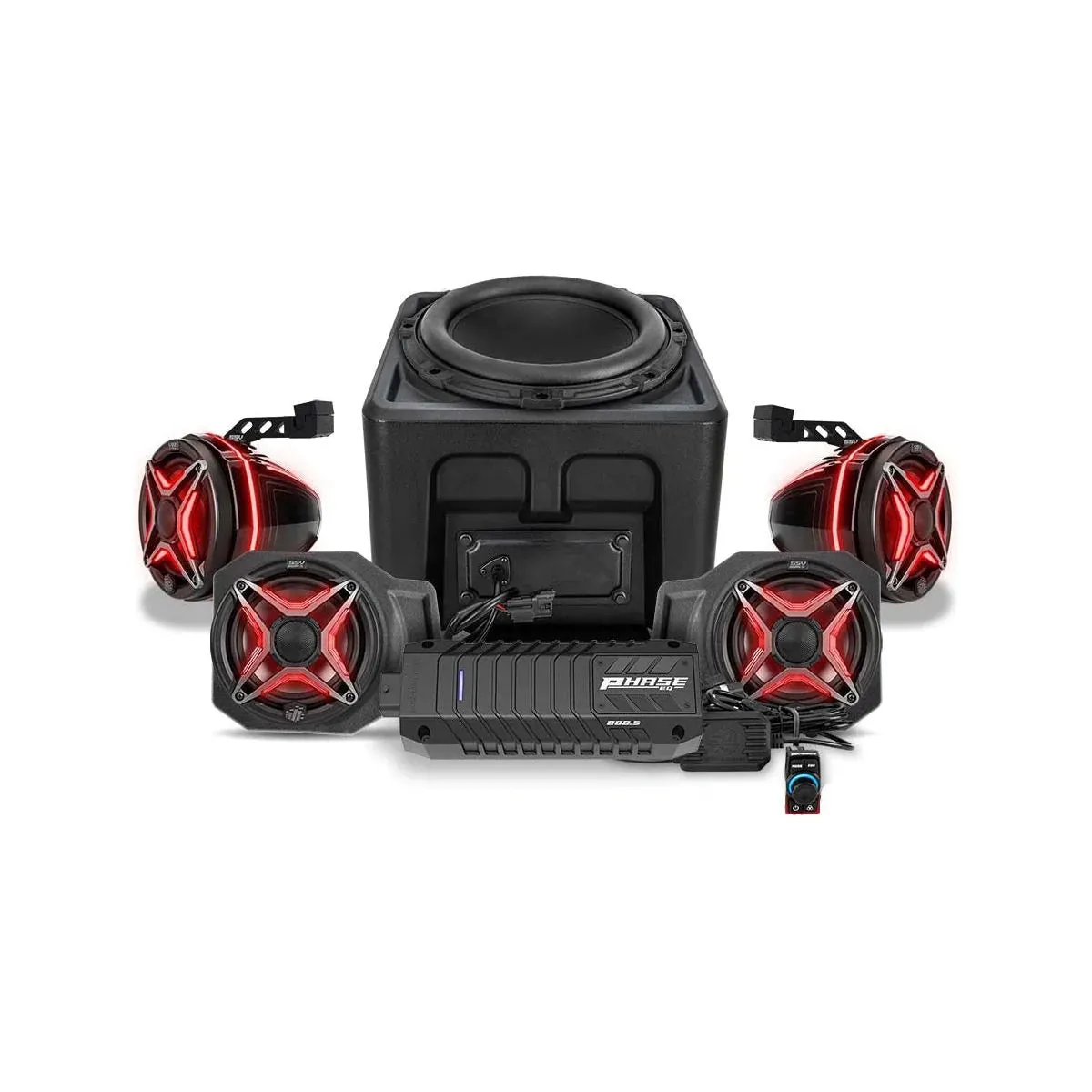 SSV WORKS POLARIS RANGER XP 1000 RIDE COMMAND LIGHTED 5-SPEAKER SYSTEM