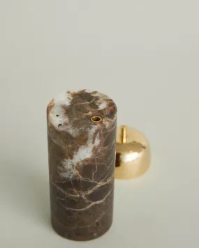 Streamer Brown - Model A Large Candle Holder